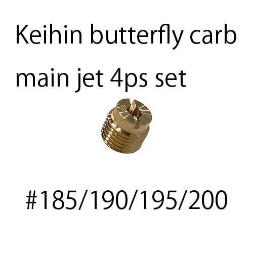 Keihin butterfly main jet set