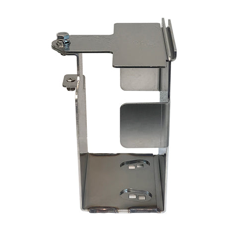 Battery box for horseshoe oil tank