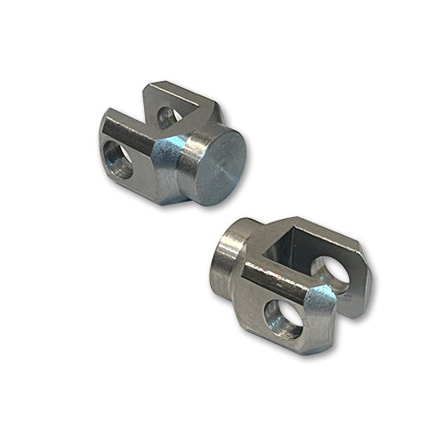 Footpeg Mount Set Bare metal