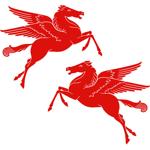 FLAT6HOLIC Racing Pegasus Cut Decal