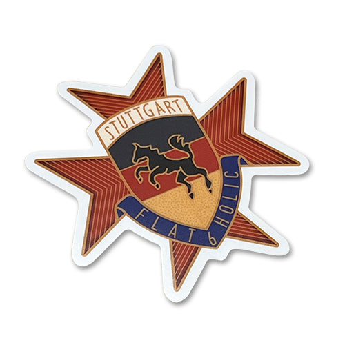 FLAT 6 HOLIC Grill badge design Sticker