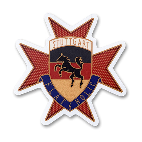 FLAT 6 HOLIC Grill badge design Sticker