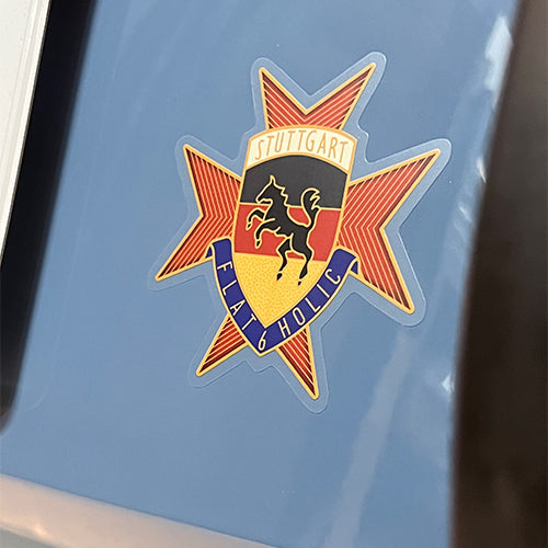 Designholic Sticker FLAT 6 HOLIC Grill badge design Sticker – Reverb
