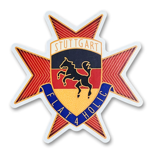 FLAT 4 HOLIC Grill badge design Sticker