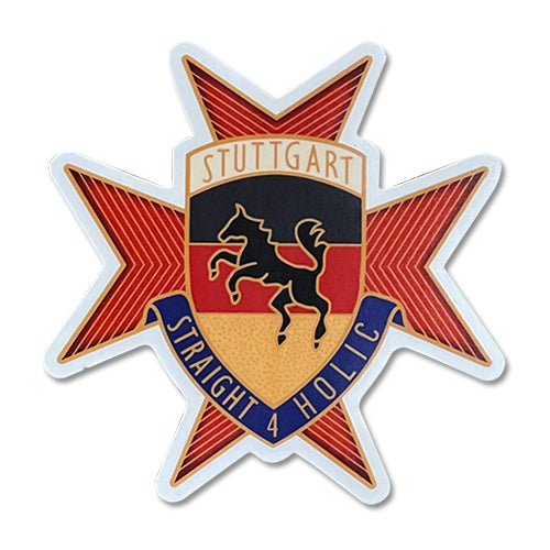 STRAIGHT4 HOLIC Grill badge design Sticker
