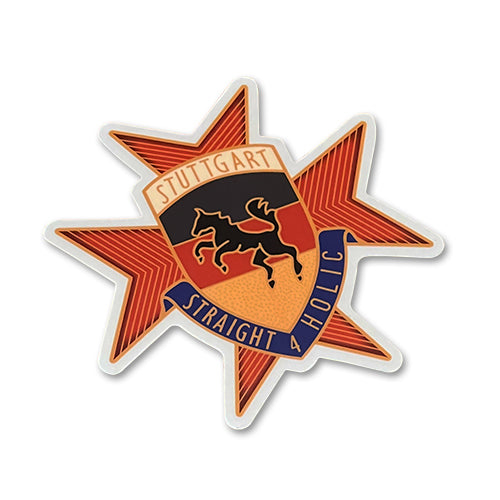 STRAIGHT4 HOLIC Grill badge design Sticker
