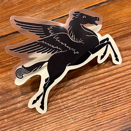 RACING PEGASUS Sticker　BLACK