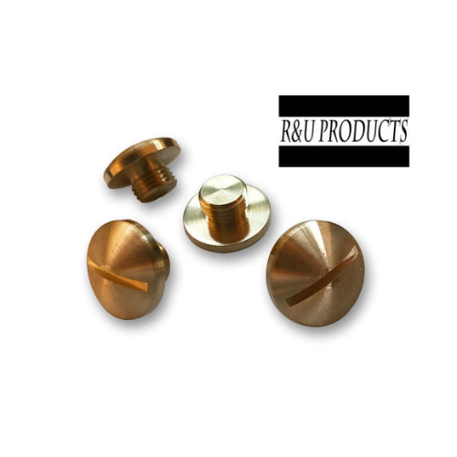 Brass rocker arm screw for SHOVELHEAD